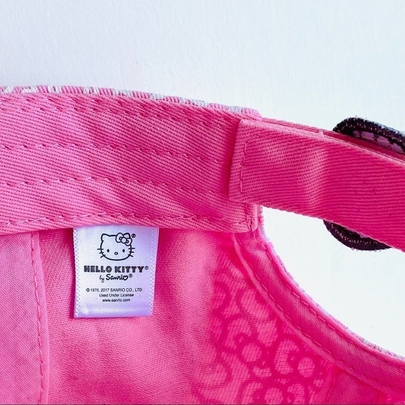 HELLO Kitty Pink Mesh Trucker Hat Women + Girls - Picture 16 of 16